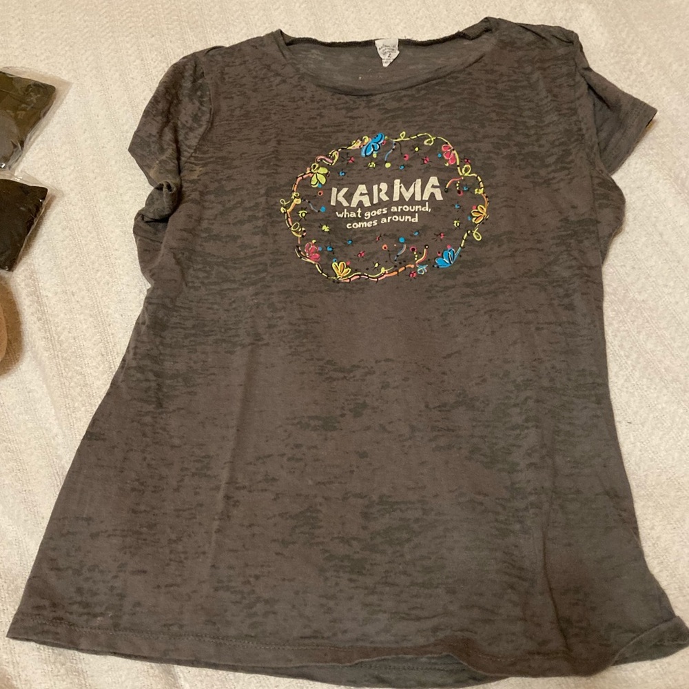Natural Life Karma Quote T-shirt